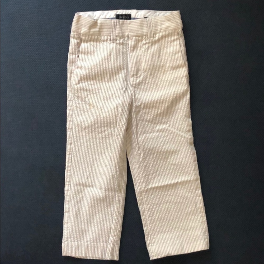 Boys crewcuts Ludlow seersucker pants, size 3